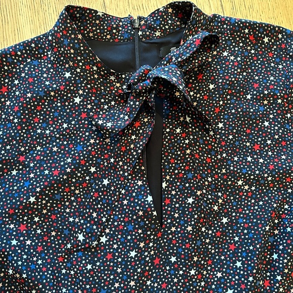 Madewell Silk Necktie Star Dress - Picture 3 of 4